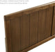 King Modern Rubberwood and MDF Headboard in Walnut