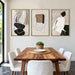 Framed Neutral Abstract Wall Art Canvas 24x36Inches