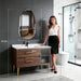 Irregular Wall Mirror,27X20 Asymmetrical Frameless Bathroom Mirror