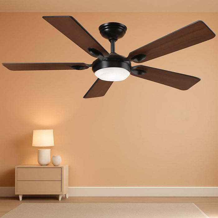 Ceiling Fans with Lights, 52 Inch Modern Ceiling Fans with Lights and Remote Control, DC Reversible Motor, Noiseless, 3CCT, Ceiling Fan for Bedroom, Living Room, Apartment Indoor/Outdoor Use