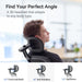 M102 Pro Ergonomic Office Chair, 3D Dynamic Lumbar Support, Black