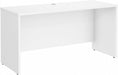 Bush Business Furniture Studio C 60W X 24D Credenza Desk in White, Computer Table for Home or Professional Office