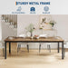 71In Industrial Dining Table for 6 People