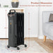 1500W Oil-Filled Radiator Heater with 3-Level Heat