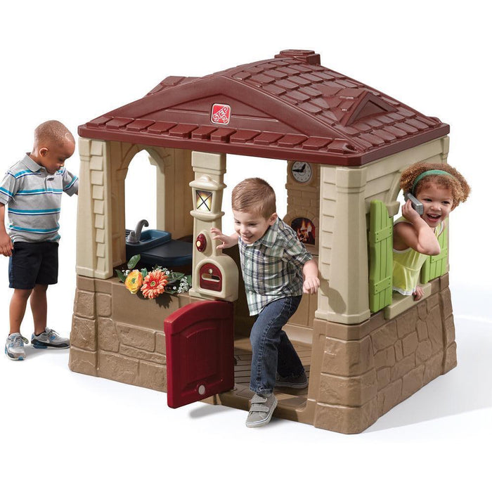 Toddlers Kids Step 2 Neat and Tidy Cottage Unisex Playhouse Children Fun Play