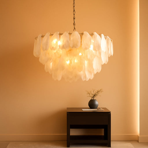 Modern Large Crystal Glass Chandelier, 39.76" Gold Luxury Hanging Pendant Light Fixture,16-Light round Cloud Ceiling Chandeliers Lighting for Dining Room Living Room Bedroom Foyer Stairway, E12