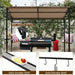 7 Feet Grill Gazebo with Serving Shelf and Storage Hooks