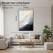 Handcrafted Monochrome Wall Art 32x48 Coastal Framed