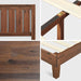Vivek Deluxe Wood Platform Bed Frame with Headboard, Wood Slat Support, No Box Spring Needed, Easy Assembly, Queen
