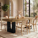 78.7" Rectangular Dining Table for 6-8 People