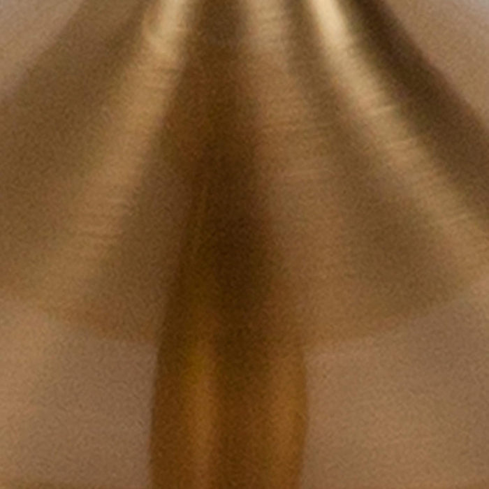 Madrid Series Adjustable Height Retro Metal Barstool with Footrest, Backless Adjustable Bar or Counter Height Swivel Stool, Gold