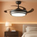 48 Inch Retractable Ceiling Fan Intelligent Controller