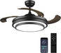 48 Inch Retractable Ceiling Fan Intelligent Controller