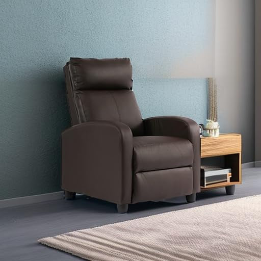 Recliner Chair for Living Room Recliner Sofa Wingback Chair Home Theater Seating Single Sofa Arm Chair Accent Chair Modern Reclining Chair Easy Lounge