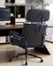 Mid Century Modern Home Office Desk Chair Comfy, Office Chair Big and Tall