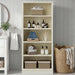 5-Tier Standard Bookshelf, Adjustable Shelves, 72.5"