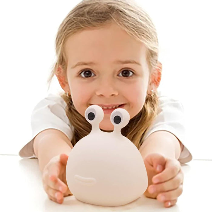 Original Authentic Slug Night Light, Nursery Squishy Lamp, Silicone Light for Classroom, Cute Animal Bedside Lamp for Baby Kids Teens, Soft Light for Bedroom Breastfeeding.