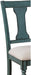 Furniture Willow, Teal Blue, Set of 2 Side Chair,