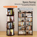 360°Rotating Bookshelf,4 Tier Corner Bookcase,Book Shelf,Floor Storage Wood Organizer for Sturdy,Home Office,Living Room,Bedroom,Kids Room
