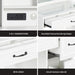 White Vanity Desk With Professional Lighted Mirror