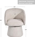 Swivel Accent Chairs Set of 2, Linen Armchairs Living Room Beige