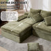 Celestial Cloudlike Modular Sectional Sofa 99Inch Emerald