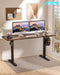 Electric Standing Desk 60 X 24 Inch Computer Desk-Gaming Desk Dark Walnut Home Office Desks Height Adjustable Memory Stand up Computer Workstation