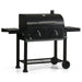 Oversize Charcoal BBQ Grill Liftable Charcoal Tray Backyard Patio Outdoor Cooker