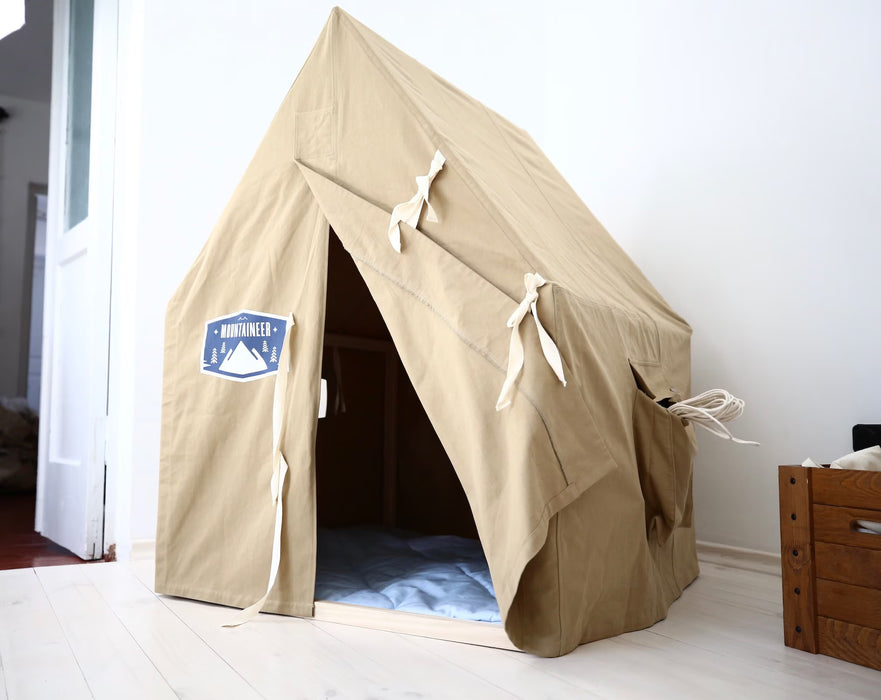 Cotton Tent - Nordic Tipi, Simple Playhouse, Fun Tents for Kids, Small Gazebo Tent, Children'S inside Play Tents - Christmas Presents