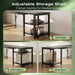 47.2'' X 19.7'' Computer Desk, Power Outlets, 0.95'' Thick Desktop