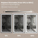 28"X36" LED Bathroom Mirror, Frontlit&Backlit, Controlled Separately