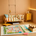 71X52Inch Oversized Educational Playtime Rug For Kids