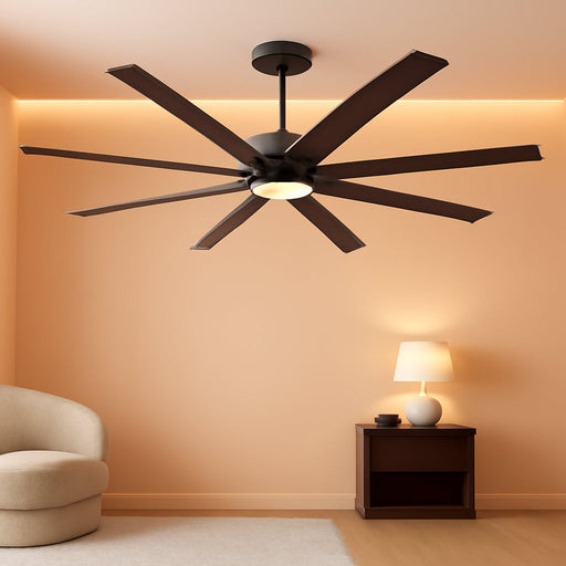 72 Inch Smart Outdoor Ceiling Fan Alexa Compatible