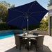 9FT Outdoor Patio Umbrella - Table Umbrella Waterproof UV Protection, Sombrillas De Patio with Push Button Tilt, Sun Umbrella for Pool, Porch, Garden, Deck, Backyard (Navy Blue)