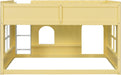 PrimroseYellow Full Size Kids Loft Bed WithPlayArea