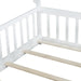 White Montessori Handcrafted SolidWood Floor Bed Door
