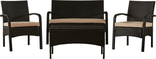 Berthony 4 - Person Patio Conversation Sets with Cushions