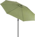 Striped Patio Umbrellas Outdoor Table Market Umbrellas with Crank & Pust Button Tilt|Auto-Tilt, 8 Steel Ribs, High Color-Fastness Canopy