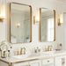 Gold Bathroom Mirrors for over Sink 24"X36" 2 Pack