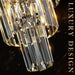 Black CrystalChandelier Pendant Light With K9 Crystals