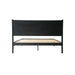 King Size Bed Frame, Solid Wood Platform Bed with Headboard & Footboard, 12 Sturdy Slatted, Central Metal Legs, Easy Assembly, Anti-Slip & Noise-Free, No Box Spring Needed, Ebony Oak Finish ORK-35