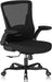 Ergonomic Office Chair, Comfy Mesh Desk Chair with Flip-Up Armrests