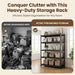 IndustrialGrade 5 Tier HeavyDuty Metal Bookshelf 72InchTall