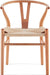 Wood Wishbone Dining Room Chairs Mid Century Modern Wooden for Your Beach House, Fully Assembled