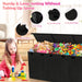 Collapsible Extra Large ToyBox Organizer Black 40x14x16