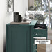 3 Drawer Dresser for Bedroom, 32" Wide Chest of Drawers, Green