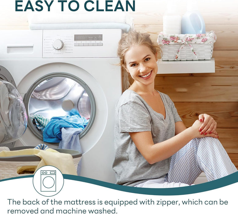 Twin Mattress 10 Inch, Memory Foam Mattress Twin Size, Green Tea Cooling Gel Infused for Pressure Relief, Bed in a Box Certipur-Us Certified & Fiberglass Free