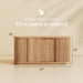 Turin 67" Sideboard Buffet Cabinet-Camel