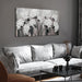 Flower Canvas Wall Art for Bedroom Women Black and White Painting | 20 X 40 Inch Girls Room Decor,Floral Painting Wall Decor,Office Decorations for Women,Living Room Wall Art