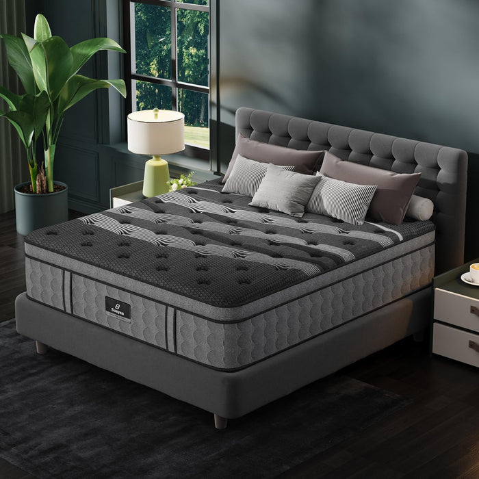 California King GelInfused Memory Foam Hybrid Mattress